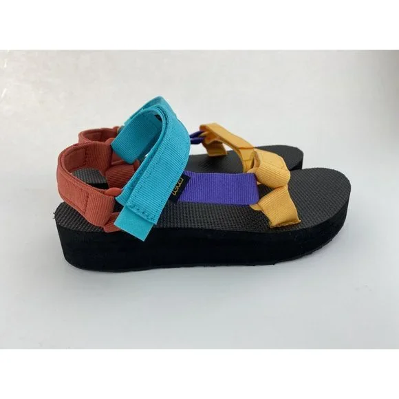 NEW Teva Midform Universal Multi Color Women's Sandals Straps Colorblock Strappy - Picture 7 of 12